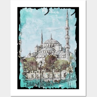 Blue Mosque Posters and Art